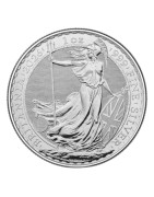 Srebrne monety i sztabki